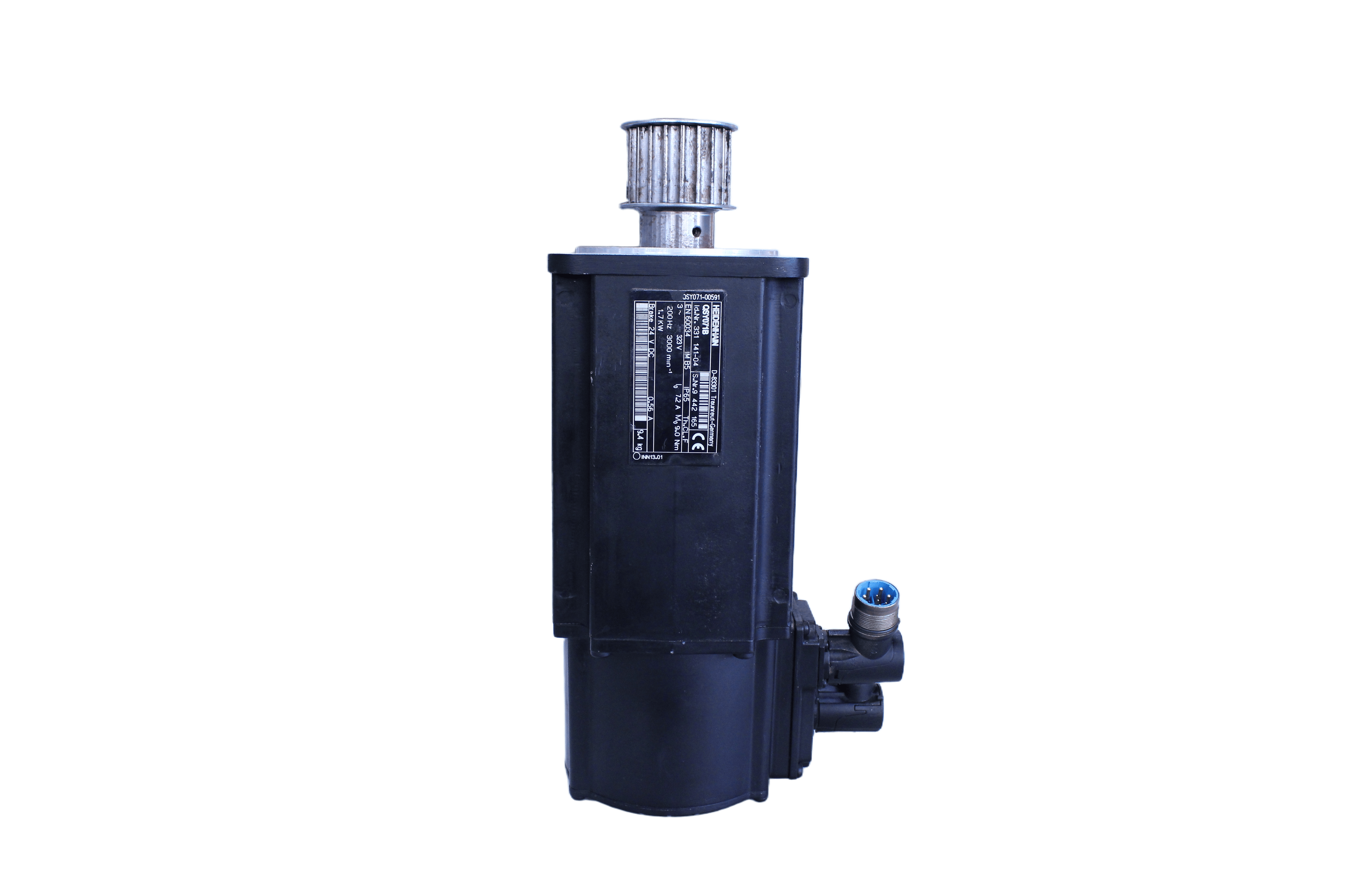 Servo Motor Síncrono HEIDENHAIN QSY071B - 00591 - Vista Lateral | Heidenhain QSY071B / 331 141-04