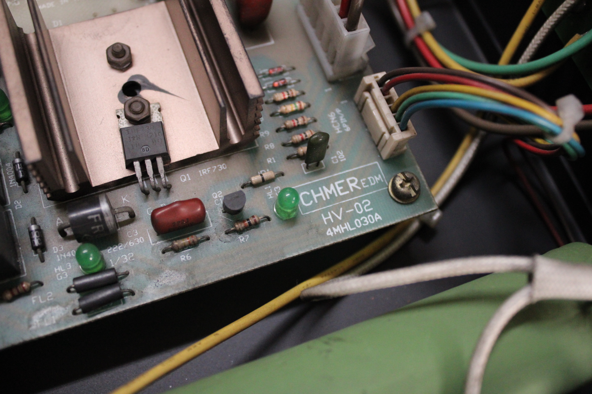 Placa Alta Voltagem Charmilles 4MHL030A HV-02 - Detalhes | Charmilles CMEIA-CHM-4MHL030A-HV02