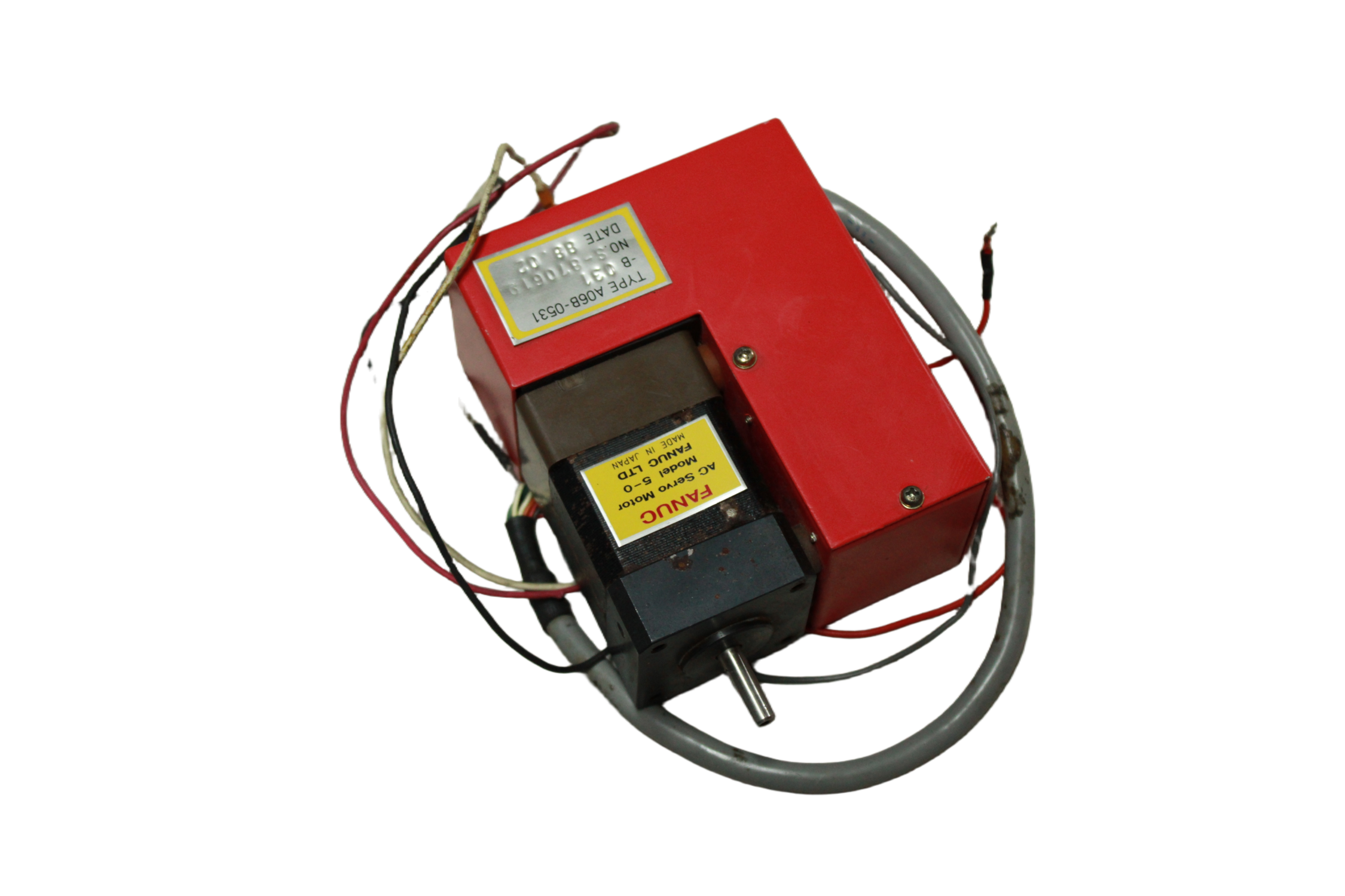 A06B-0531-B031 FANUC servo motor model 6-0 - Vista Lateral | Fanuc A06B-0531-B031