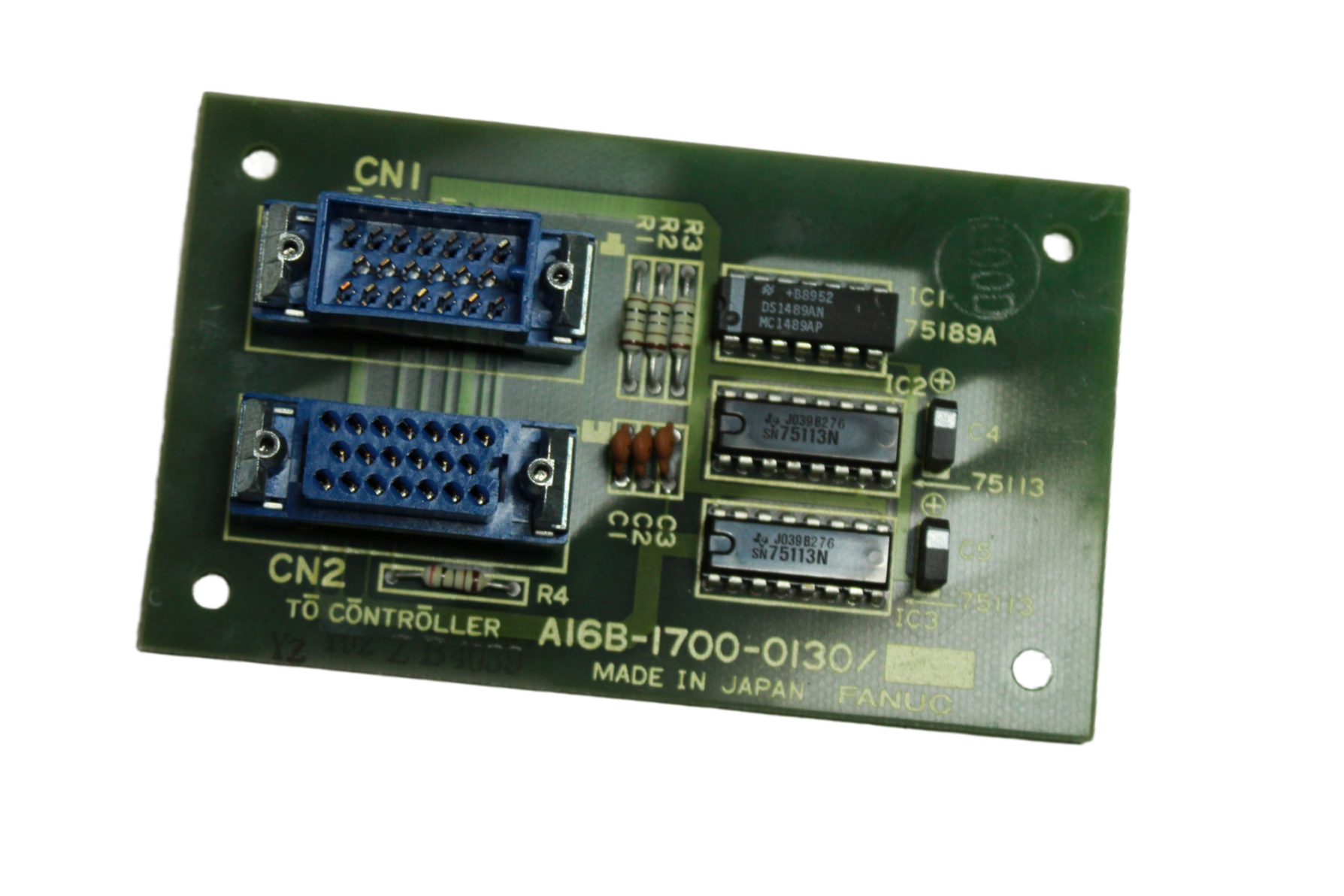 FANUC Encoder / Signal Converter PCB – A16B-1700-0130/02B - Vista Traseira | Fanuc A16B-1700-0130/02B