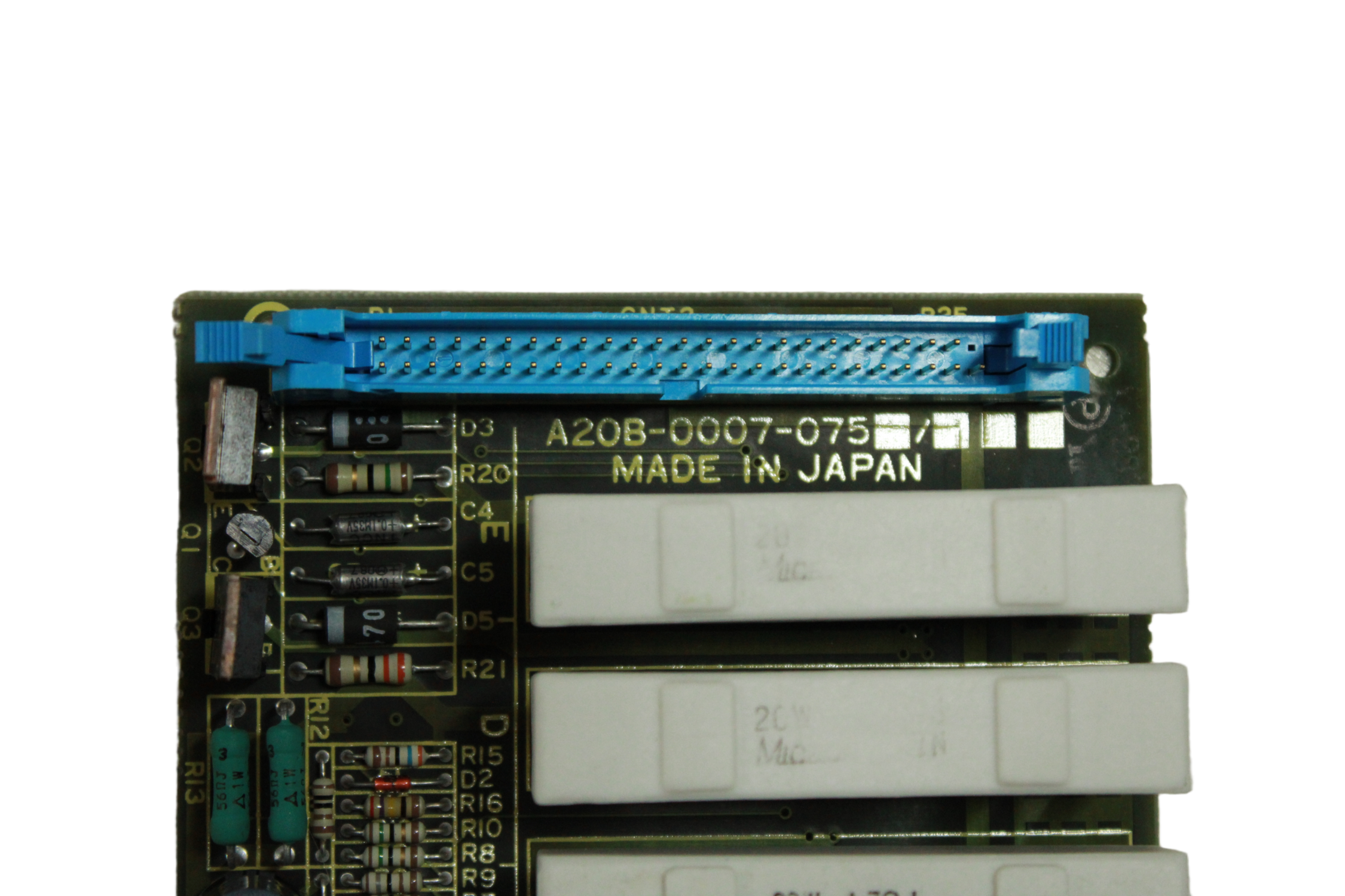 FANUC Signal / Servo Amplifier Board – A20B-0007-075 - Vista Lateral | Fanuc A20B-0007-075