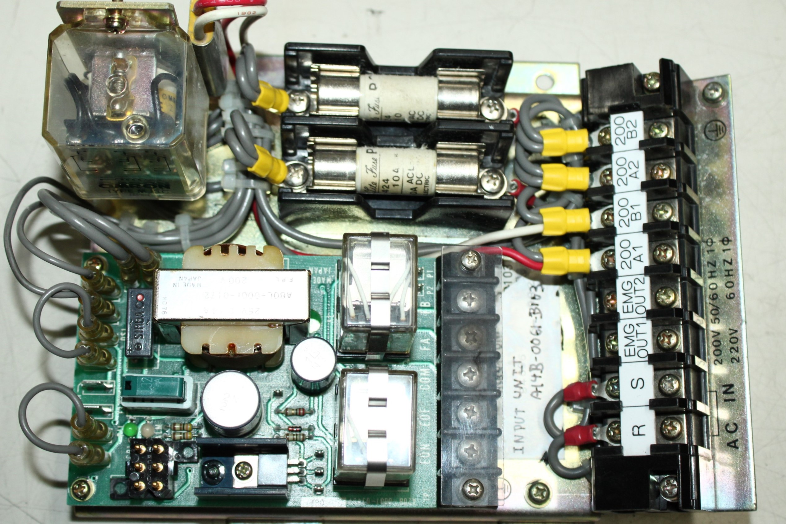 Fanuc Input Unit A14B-0061-B163 - Vista Superior | Fanuc A14B-0061-B163