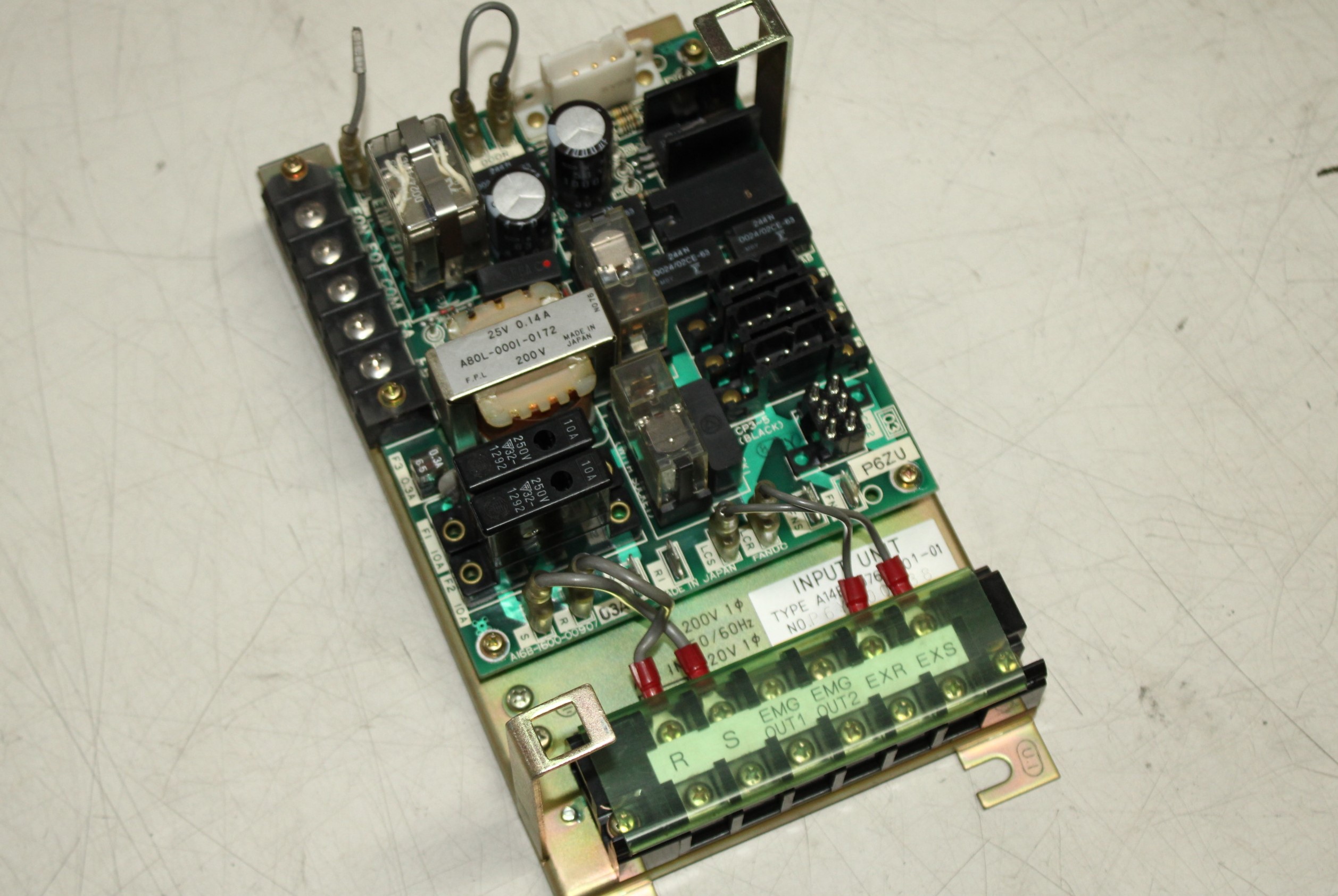 Fanuc Input Unit A14B-0076-B001-01 - Vista Traseira | Fanuc A14B-0076-B001-01