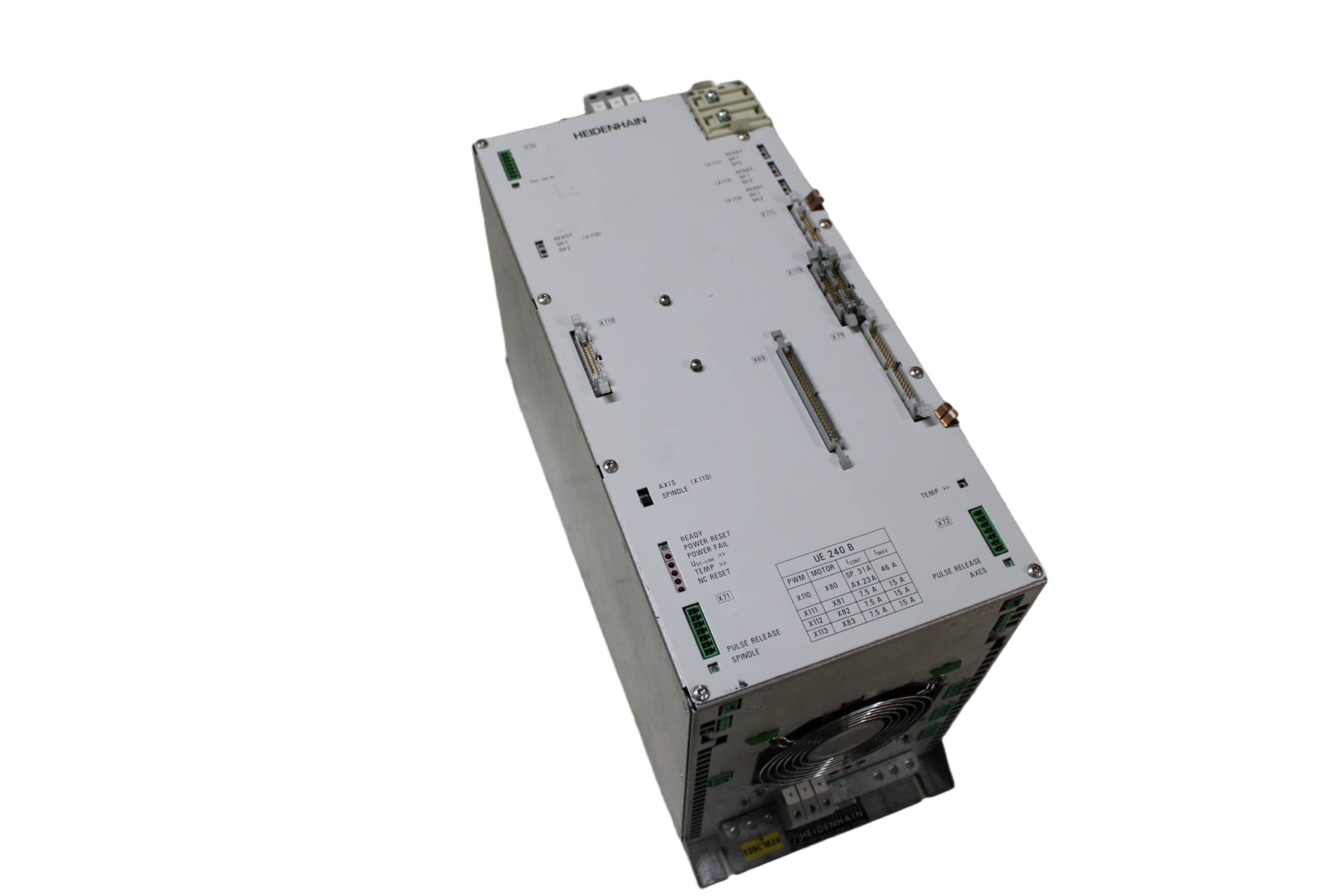 Servo Drive Heidenhain UE 240B - Vista Traseira | Heidenhain UE 240B - 337039-03