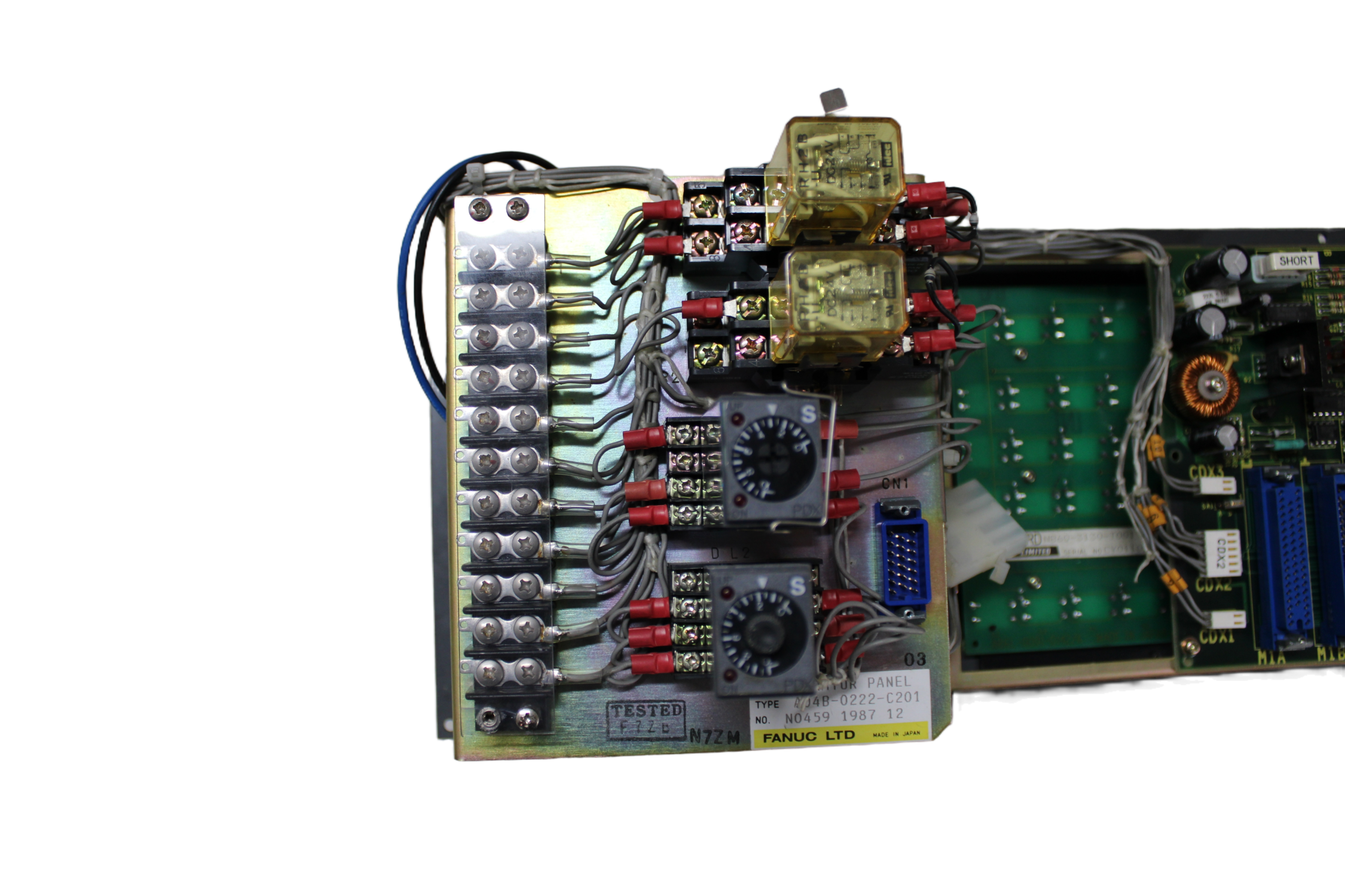 FANUC OPERATOR PANEL A04B-0222-C201 - Vista Lateral | Fanuc A04B-0222-C201