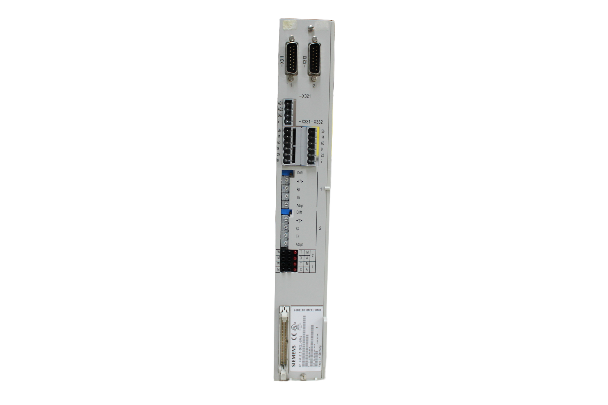 SIEMENS 6SN1118-0AE11-0AA1 Control board 2 axis - Vista Lateral | Siemens 6SN1118-0AE11-0AA1