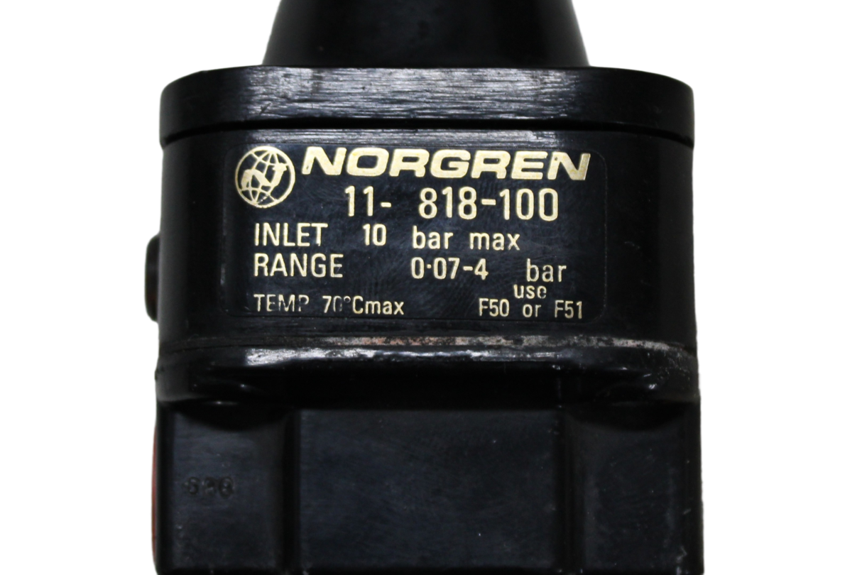 Norgren Precision Pressure Regulator 11-818-100 - Vista Superior | Norgren 11-818-100