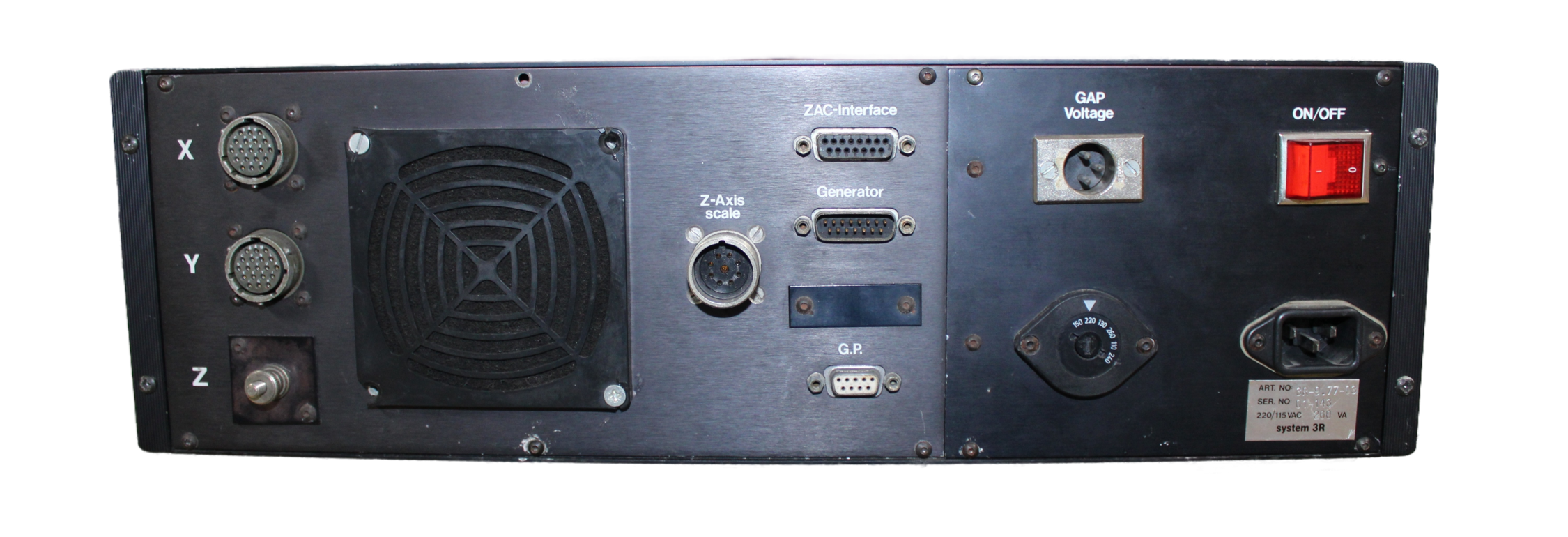 System 3R Control Unit (3R-9.77-03) - Vista Traseira | System 3R 3R-9.77-03