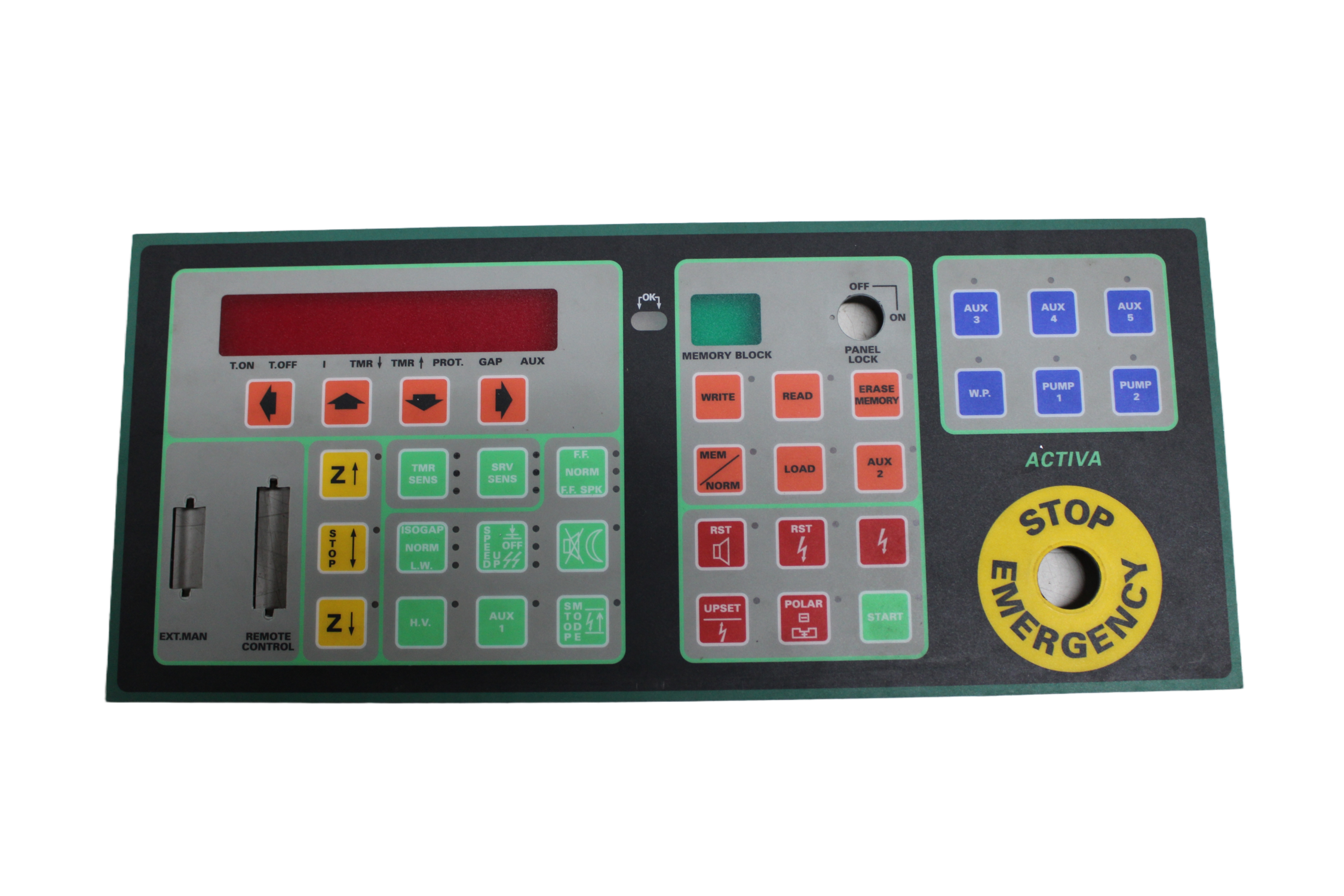 Painel de Controlo Activa EDM (HMI) - Vista Lateral | Boardflo Boardflo 16001-3