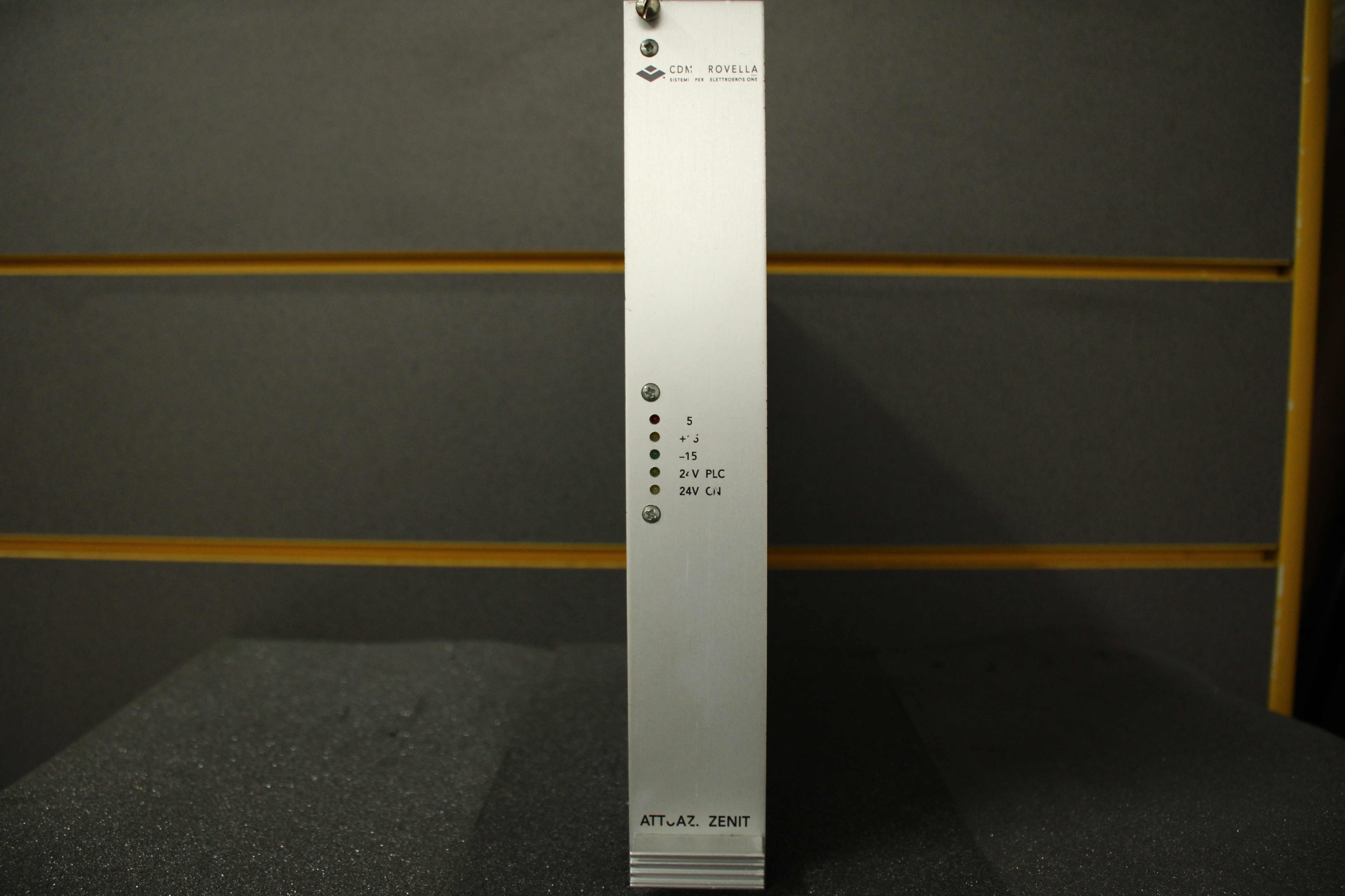 CDM ROVELLA ATTUAZ. ZENIT ALIM+ATT. ZENIT D600500 REV. 02 - Vista Traseira | CDM Rovella ALIM+ATT. ZENIT D600500