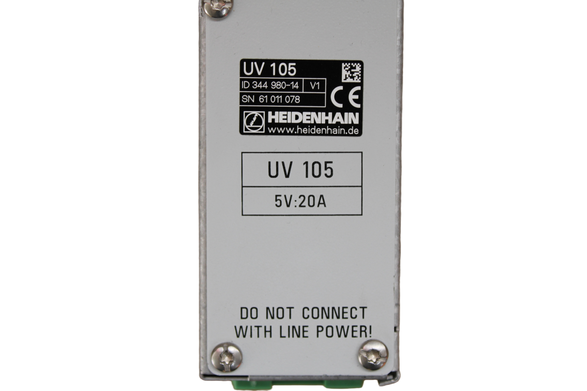 Heidenhain Power Supply Unit UV 105 - Vista Superior | Heidenhain ID 344 980-14