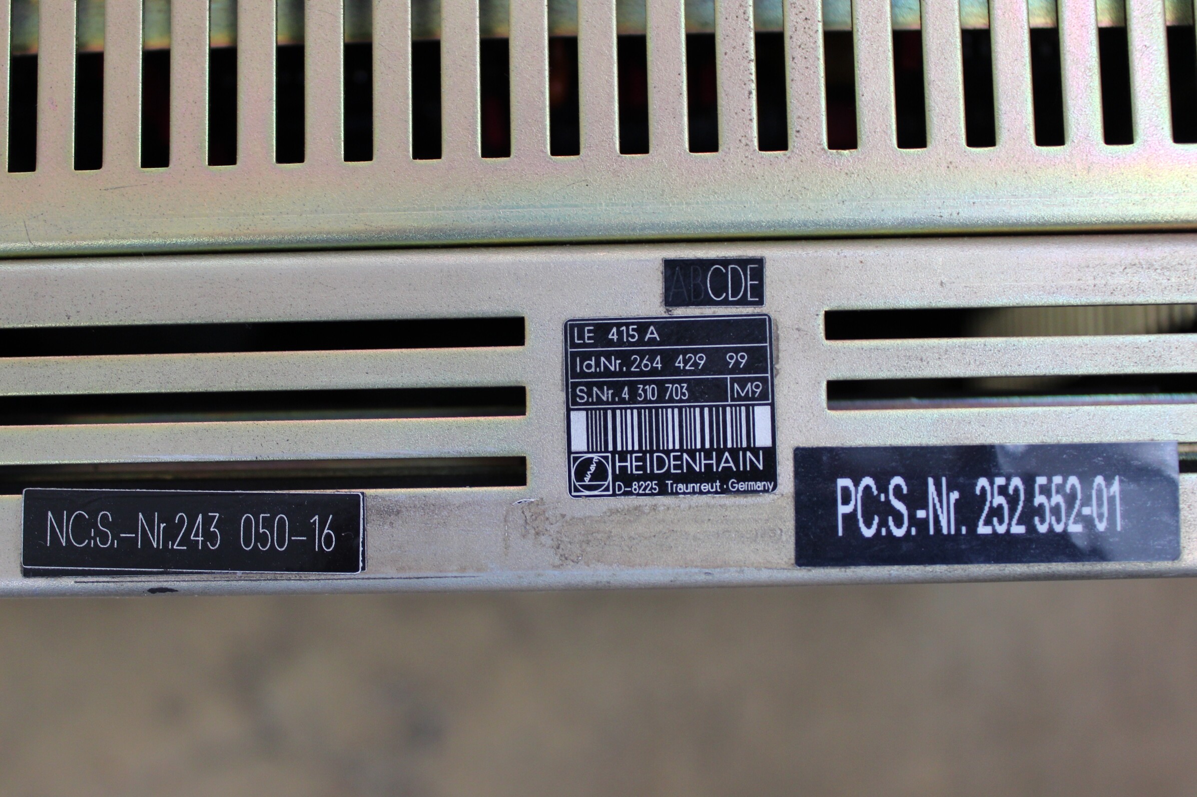 Heidenhain Logic Unit LE 415 A  - Detalhes | Heidenhain ID 264 429 99