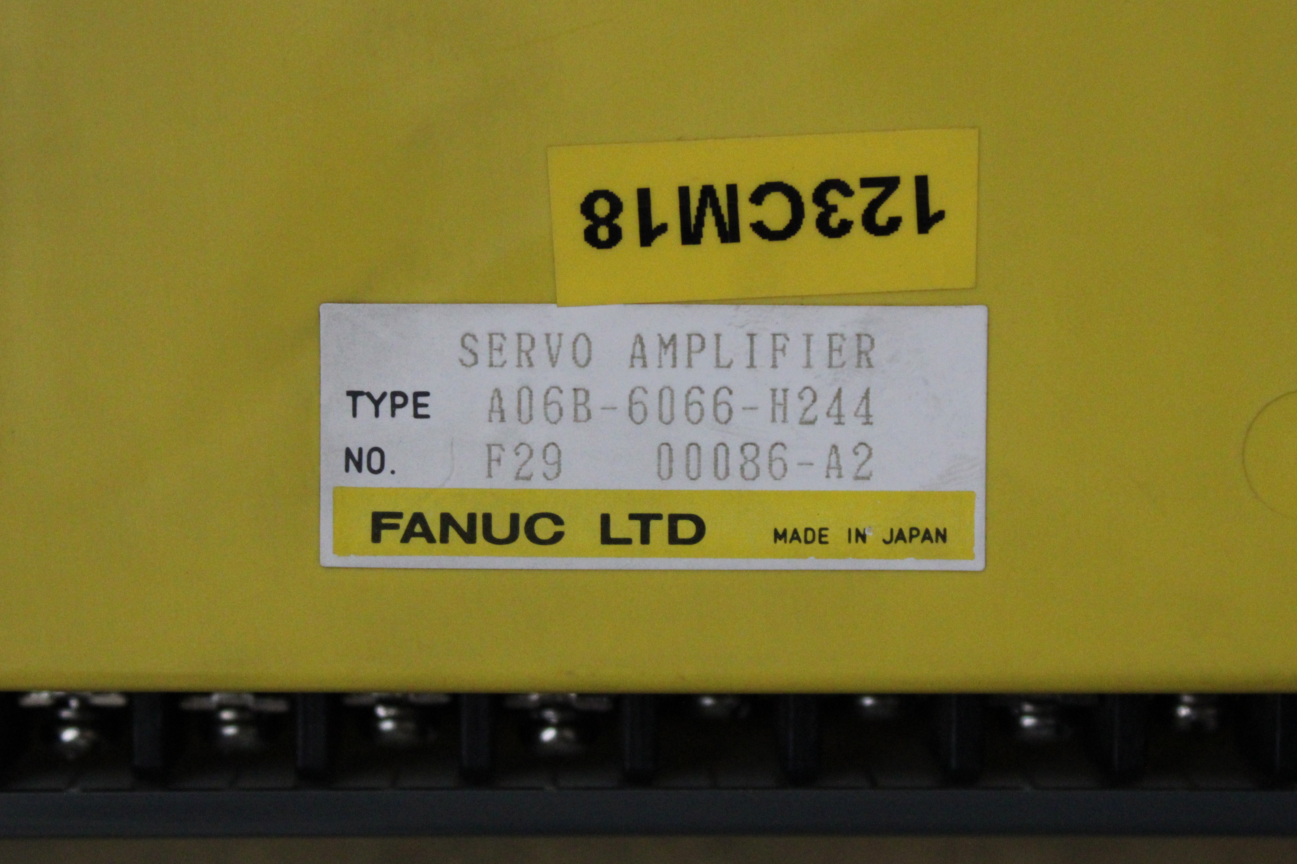 A06B-6066-H244 Fanuc Servo Amplifier Series C 40A/40A - Vista Superior | Fanuc A06B-6066-H244