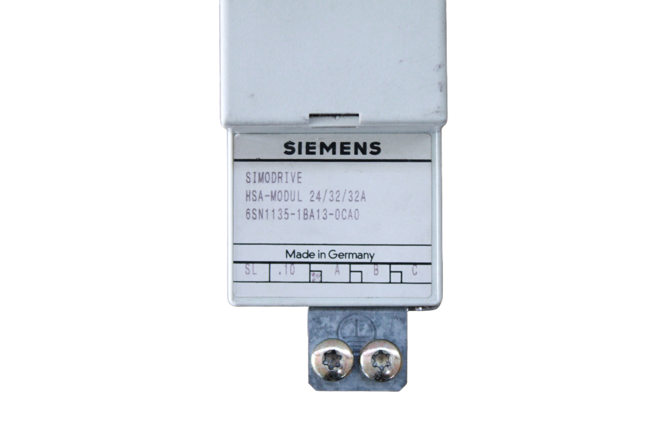 SIEMENS SIMODRIVE HSA-MODUL 24/32/32A - Vista Traseira | Siemens 6SN1135-1BA13-0CA0