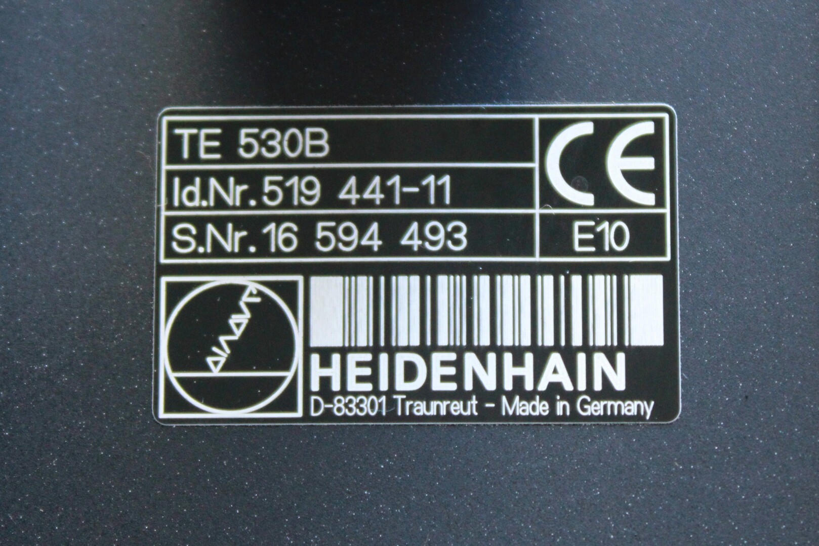 Heidenhain TE 530B Operator Panel - Vista Superior | Heidenhain 519 441-11
