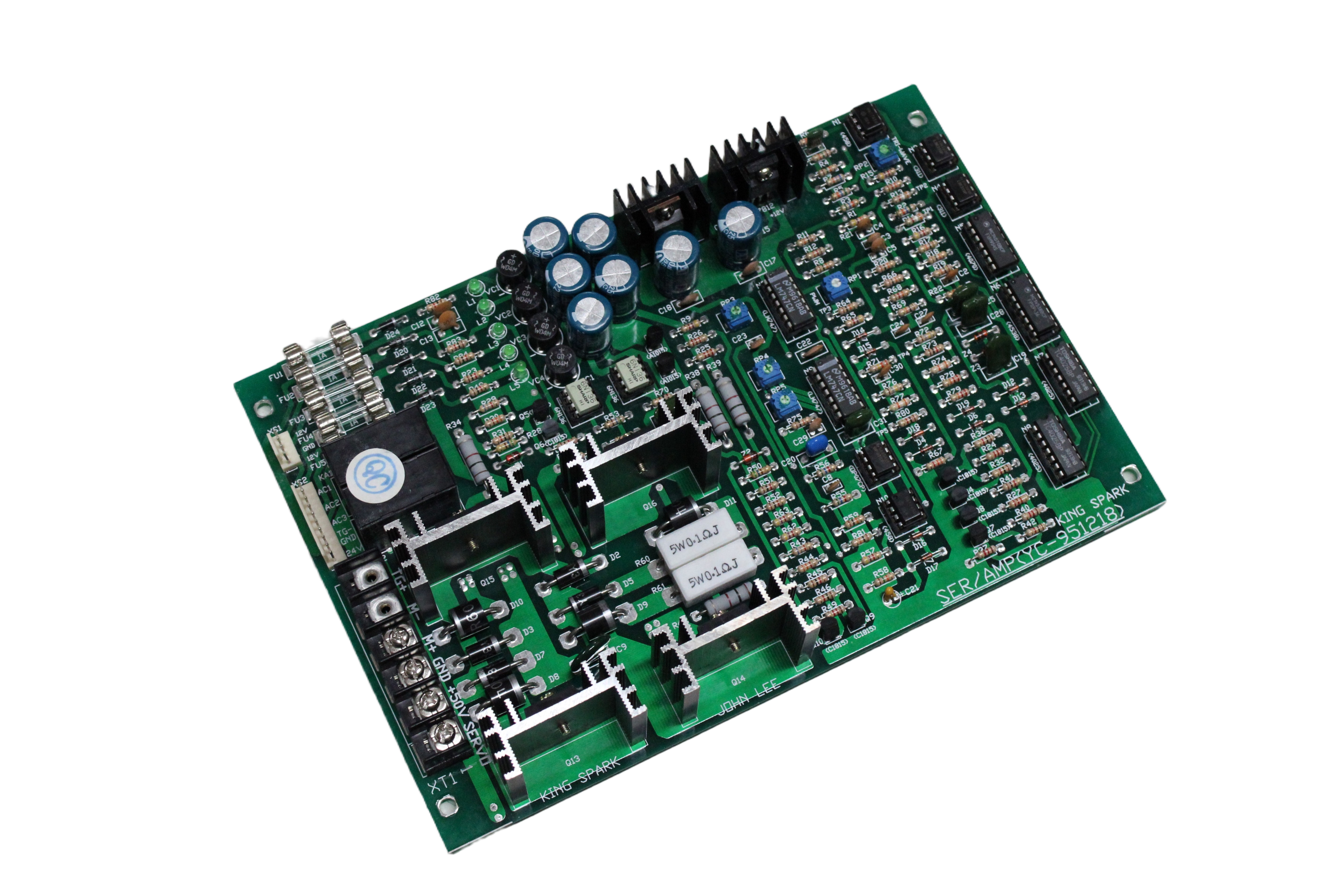 Servo Amplifier Control Card - Vista Traseira | King Spark YC-951218