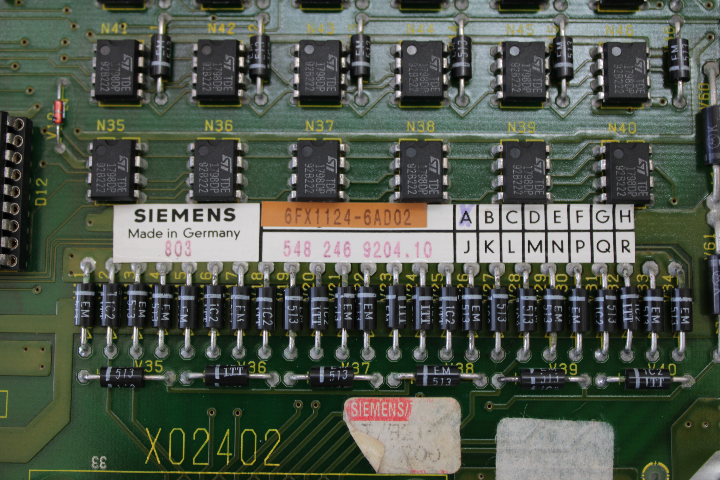 SIEMENS 6FC3984-3RA Input/Output Basic Module - Vista Superior | Siemens 6FC3984-3RA
