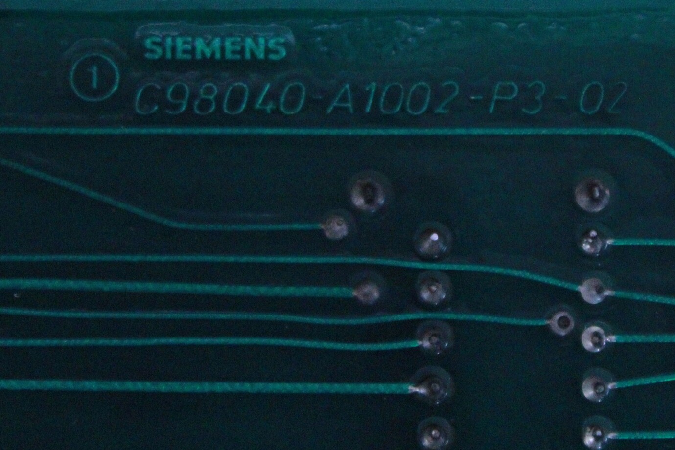 Servo Control Card Siemens C98040-A1002-P3-02 - Detalhes | Siemens C98043-A1002-L3 01