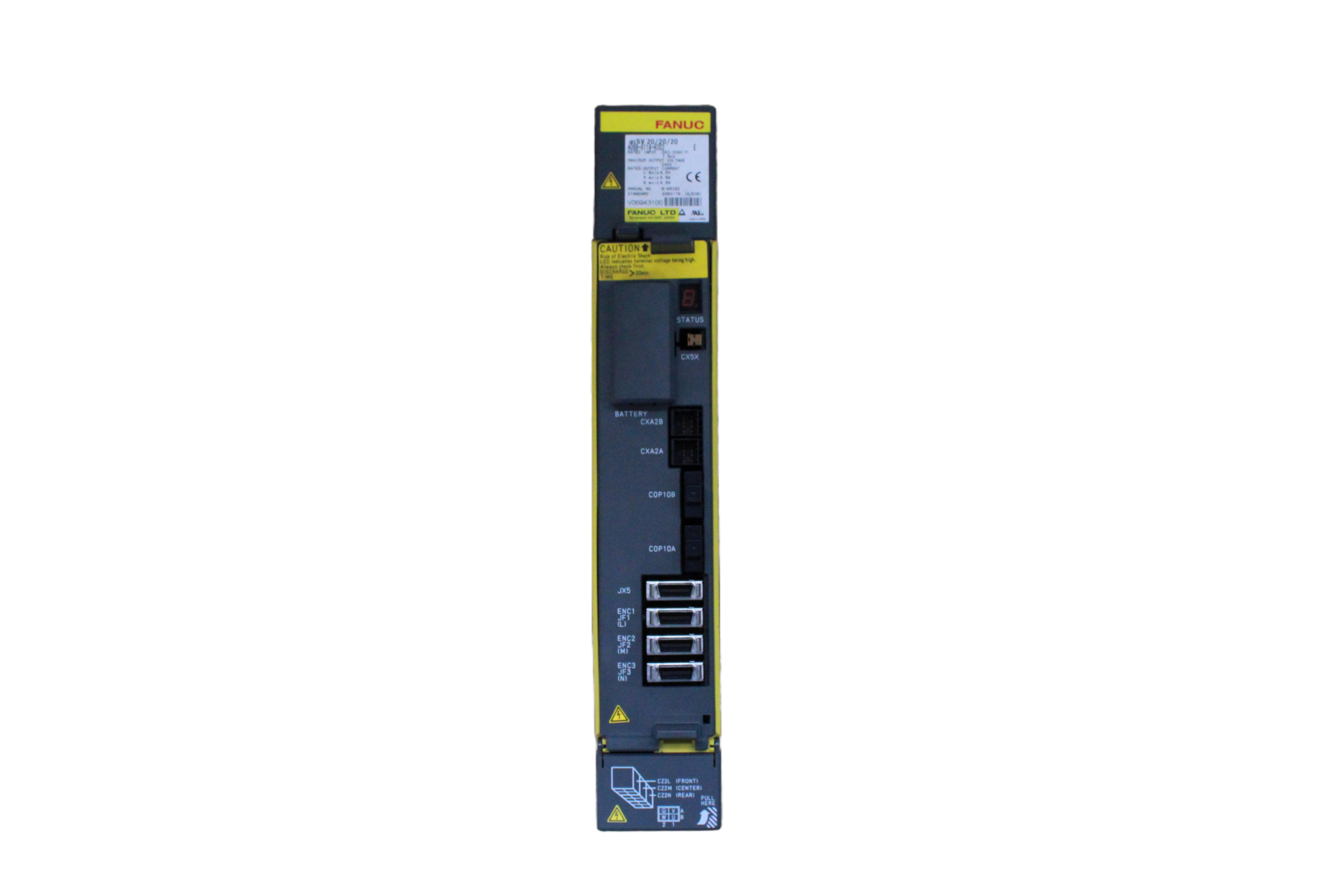 A06B-6114-H303 Fanuc Servo Amplifier Alpha i SVM 3-20/20/20i - Vista Traseira | Fanuc A06B-6114-H303